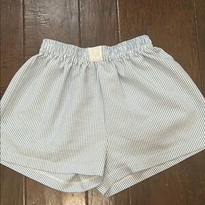 Amazon Blue High Waist Shorts